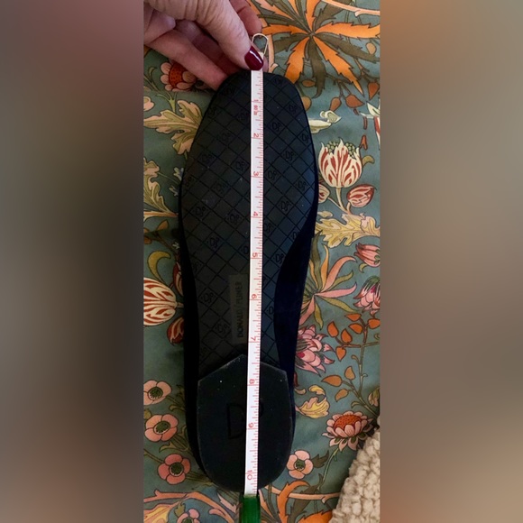 NWOB Donald Pliner Harriet Blue Suede Leather Loafer With Bow. Marked 9M - Picture 6 of 6